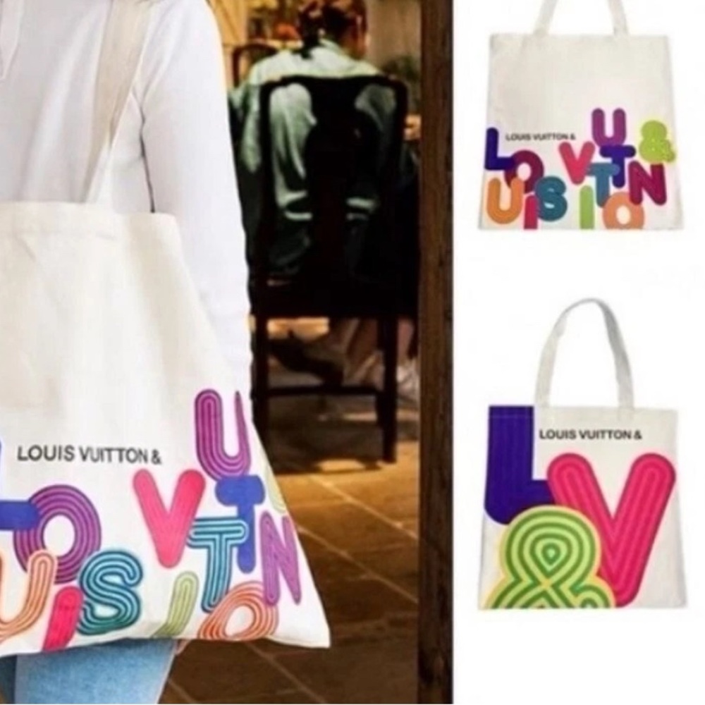LOUIS VUITTON Tote Bag NEW Limited Edition 2022 Exhibition Japan - Picture 3 of 4
